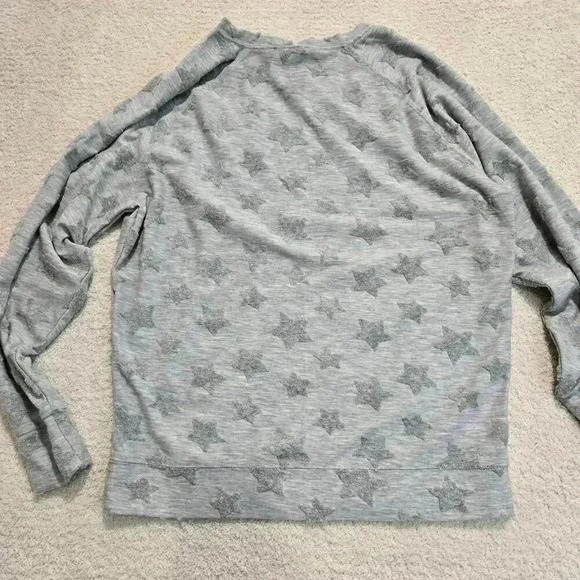 NY Jets Long Sleeve Sleep Tee Women's Size S Stars - Picture 8 of 9